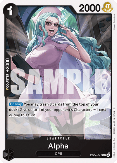 Alpha EB04-042 Adventure on Kami's Island One Piece Karte