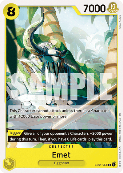 Emet EB04-051 Adventure on Kami's Island One Piece Karte