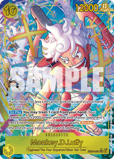 Monkey.D.Luffy EB04-061 (Parallel 1) Adventure on Kami's Island One Piece Karte