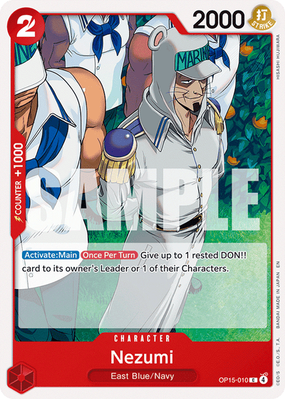 Nezumi OP15-010 Adventure on Kami's Island One Piece Karte