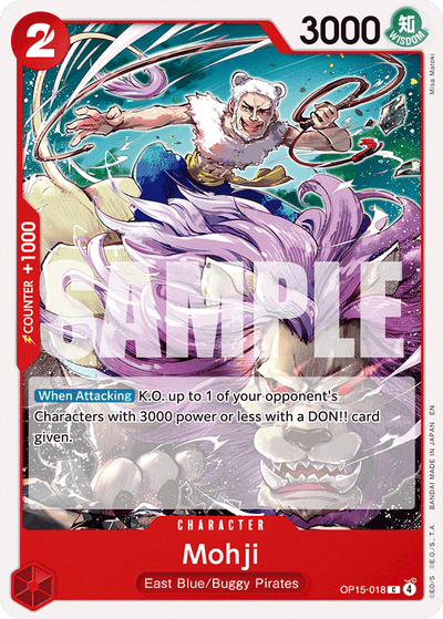 Mohji OP15-018 Adventure on Kami's Island One Piece Karte