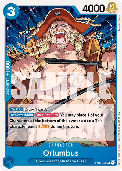 Orlumbus OP15-041 Adventure on Kami's Island One Piece Karte