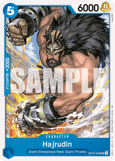 Hajrudin OP15-049 Adventure on Kami's Island One Piece Karte