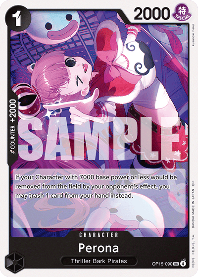 Perona OP15-090 Adventure on Kami's Island One Piece Karte