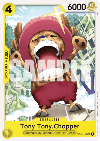 Tony Tony.Chopper OP15-107 Adventure on Kami's Island One Piece Karte