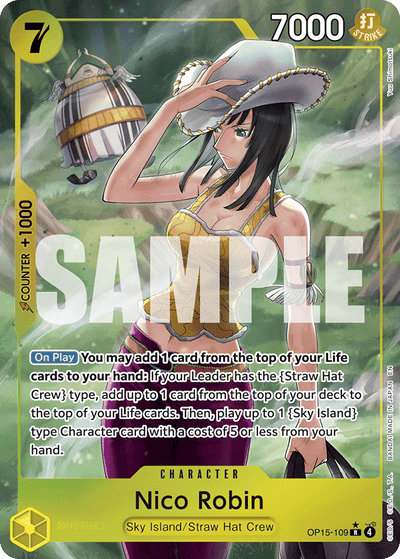 Nico Robin OP15-109 (Parallel 1) Adventure on Kami's Island One Piece Karte