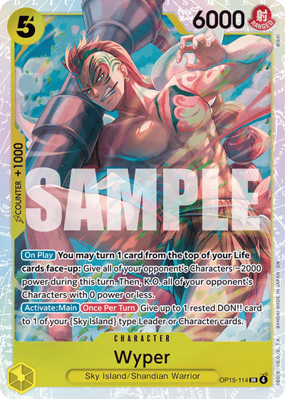 Wyper OP15-114 Adventure on Kami's Island One Piece Karte