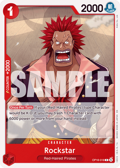 Rockstar OP16-018 The Time of Battle One Piece Karte