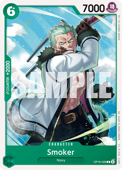 Smoker OP16-028 The Time of Battle One Piece Karte