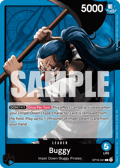 Buggy OP16-041 The Time of Battle One Piece Karte