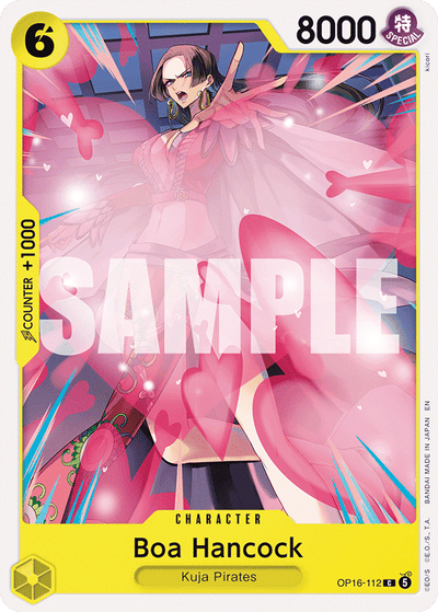 Boa Hancock OP16-112 The Time of Battle One Piece Karte