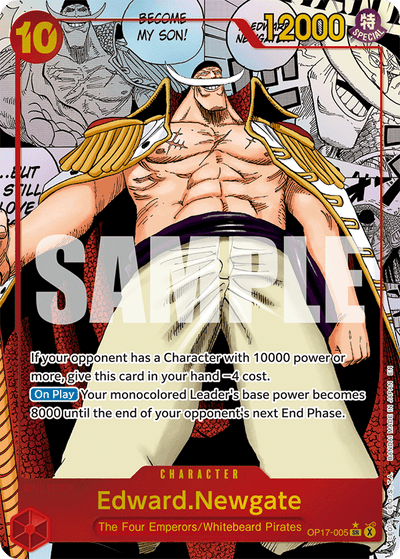 Edward.Newgate OP17-005 (Parallel 2) The World's Strongest Warriors One Piece Karte