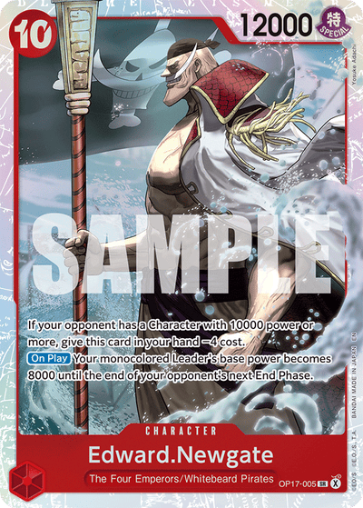 Edward.Newgate OP17-005 The World's Strongest Warriors One Piece Karte