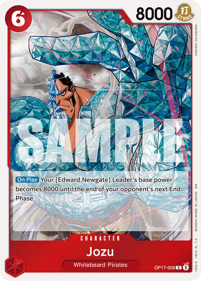 Jozu OP17-008 The World's Strongest Warriors One Piece Karte