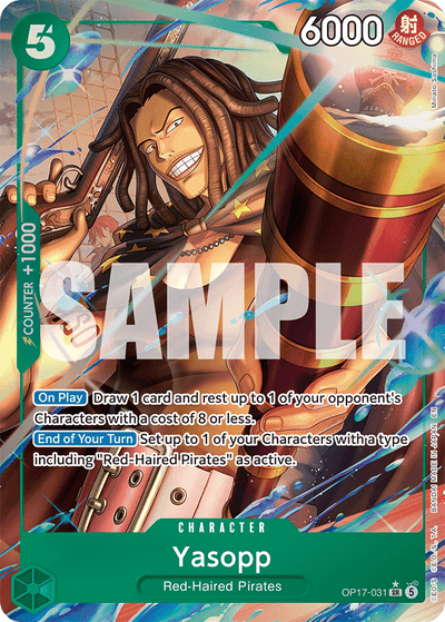 Yasopp OP17-031 (Parallel 1) The World's Strongest Warriors One Piece Karte