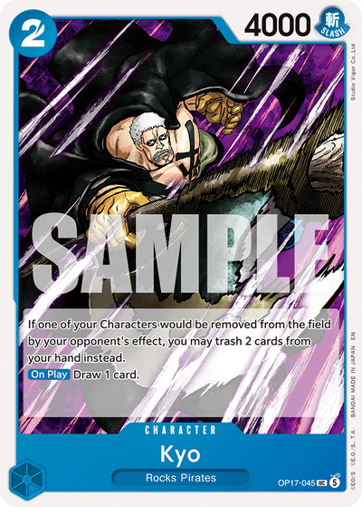 Kyo OP17-045 The World's Strongest Warriors One Piece Karte