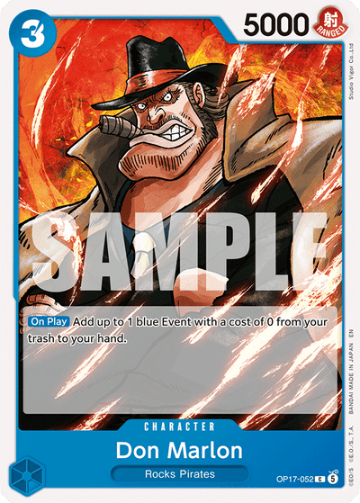 Don Marlon OP17-052 The World's Strongest Warriors One Piece Karte