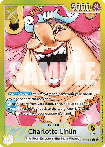 Charlotte Linlin OP17-099 (Parallel 1) The World's Strongest Warriors One Piece Karte