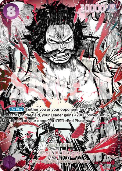 Gol.D.Roger P-107 (Parallel 1) The World's Strongest Warriors One Piece Karte