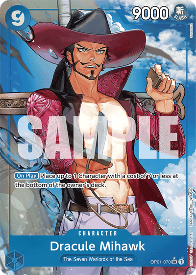 Dracule Mihawk OP01-070 (Parallel 4) One Piece Card The Best One Piece Karte