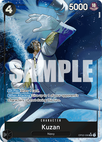 Kuzan OP02-096 (Parallel 3) One Piece Card The Best One Piece Karte
