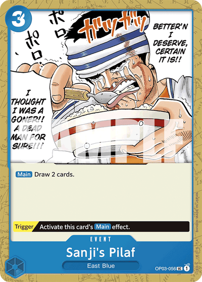 Sanji's Pilaf OP03-056_r1 One Piece Card The Best One Piece Karte