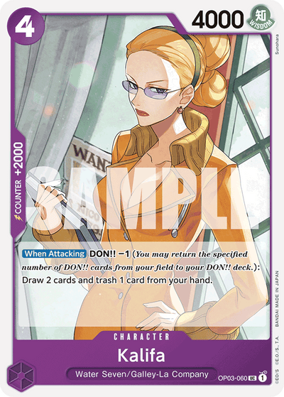 Kalifa OP03-060_r1 One Piece Card The Best One Piece Karte