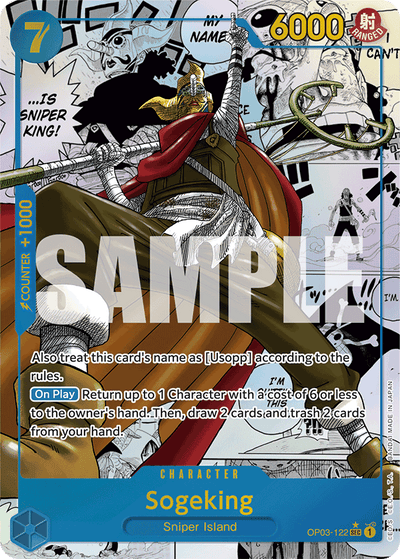 Sogeking OP03-122_r1 One Piece Card The Best One Piece Karte