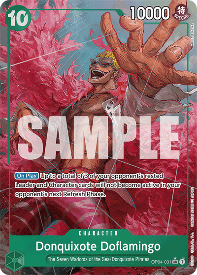 Donquixote Doflamingo OP04-031 (Parallel 3) One Piece Card The Best One Piece Karte