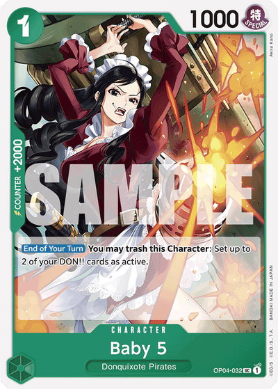 Baby 5 OP04-032_r1 One Piece Card The Best One Piece Karte