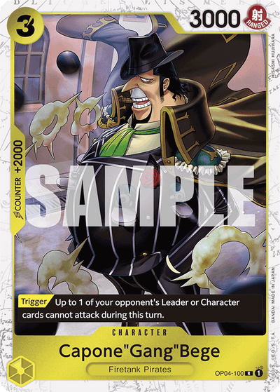 Capone"Gang"Bege OP04-100 (Parallel 3) One Piece Card The Best One Piece Karte