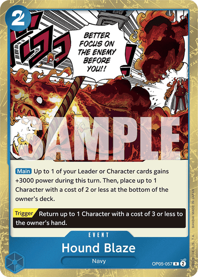 Hound Blaze OP05-057 (Parallel 2) One Piece Card The Best One Piece Karte