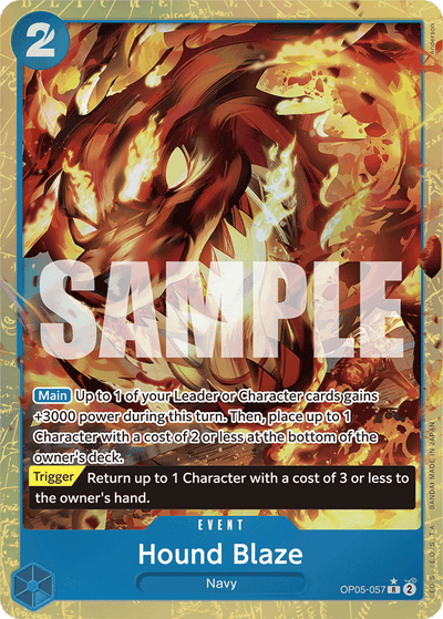 Hound Blaze OP05-057 (Parallel 4) One Piece Card The Best One Piece Karte