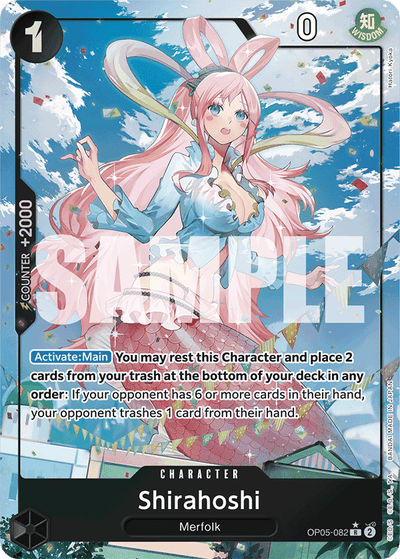 Shirahoshi OP05-082 (Parallel 3) One Piece Card The Best One Piece Karte