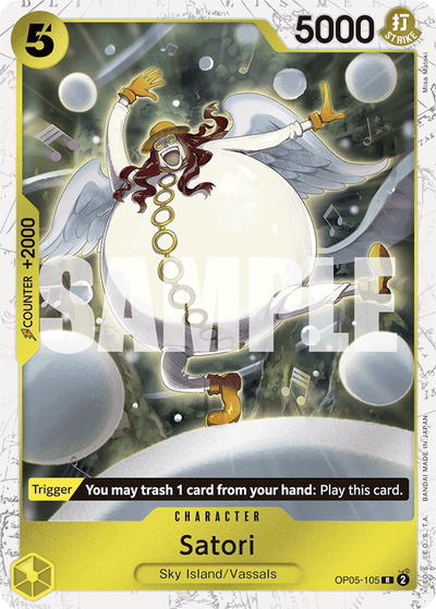Satori OP05-105 (Parallel 2) One Piece Card The Best One Piece Karte