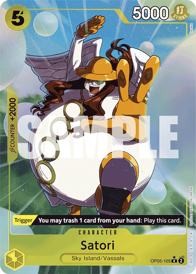Satori OP05-105 (Parallel 4) One Piece Card The Best One Piece Karte