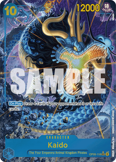Kaido OP05-118 (Parallel 3) One Piece Card The Best One Piece Karte