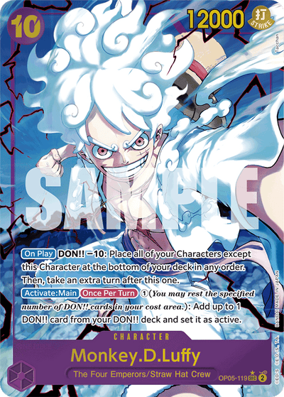 Monkey.D.Luffy OP05-119 (Parallel 4) One Piece Card The Best One Piece Karte