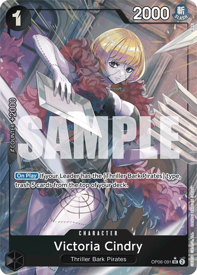Victoria Cindry OP06-091 (Parallel 3) One Piece Card The Best One Piece Karte