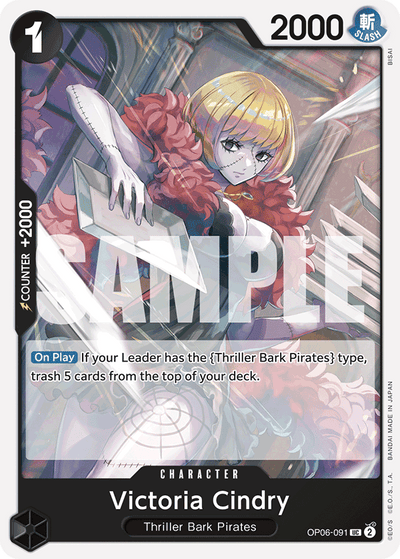 Victoria Cindry OP06-091_r1 One Piece Card The Best One Piece Karte