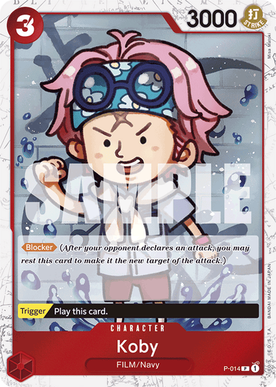 Koby P-014 (Parallel 2) One Piece Card The Best One Piece Karte