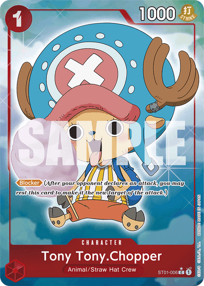 Tony Tony.Chopper ST01-006 (Parallel 7) One Piece Card The Best One Piece Karte