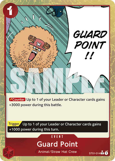 Guard Point ST01-014 (Parallel 3) One Piece Card The Best One Piece Karte