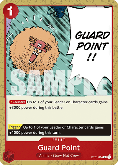 Guard Point ST01-014_r1 One Piece Card The Best One Piece Karte