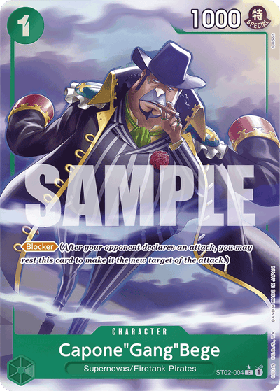 Capone"Gang"Bege ST02-004 (Parallel 4) One Piece Card The Best One Piece Karte