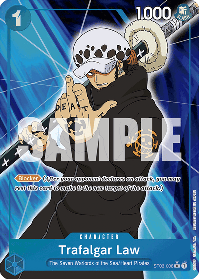 Trafalgar Law ST03-008 (Parallel 7) One Piece Card The Best One Piece Karte