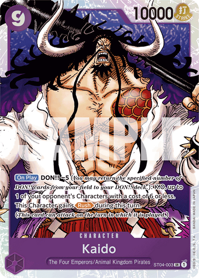 Kaido ST04-003_r1 One Piece Card The Best One Piece Karte
