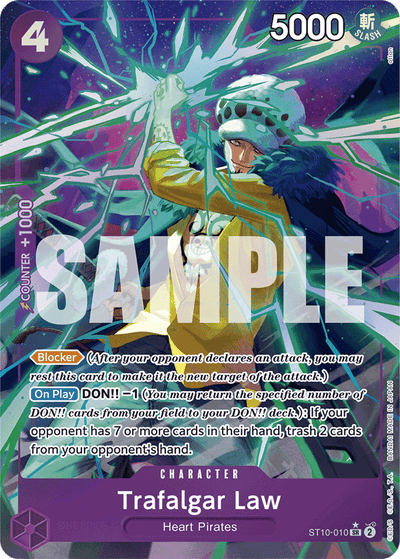 Trafalgar Law ST10-010 (Parallel 4) One Piece Card The Best One Piece Karte