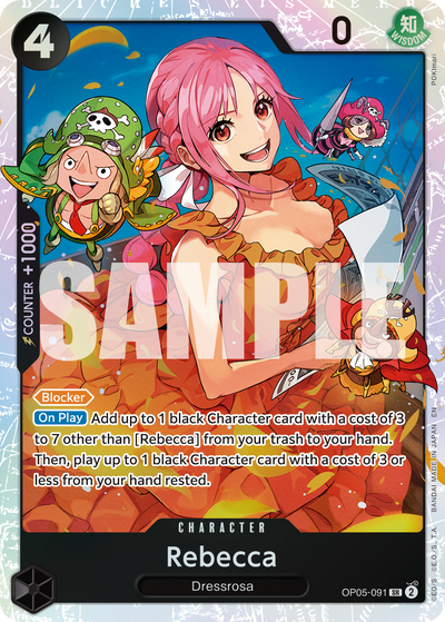 Rebecca OP05-091_r1 One Piece Card The Best Vol. 2 One Piece Karte