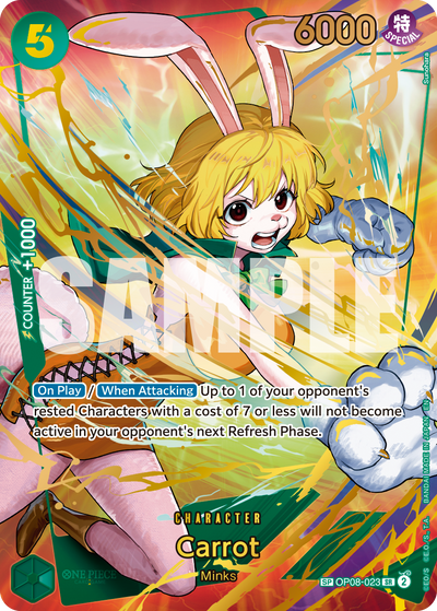 Carrot OP08-023 (Parallel 2) One Piece Card The Best Vol. 2 One Piece Karte